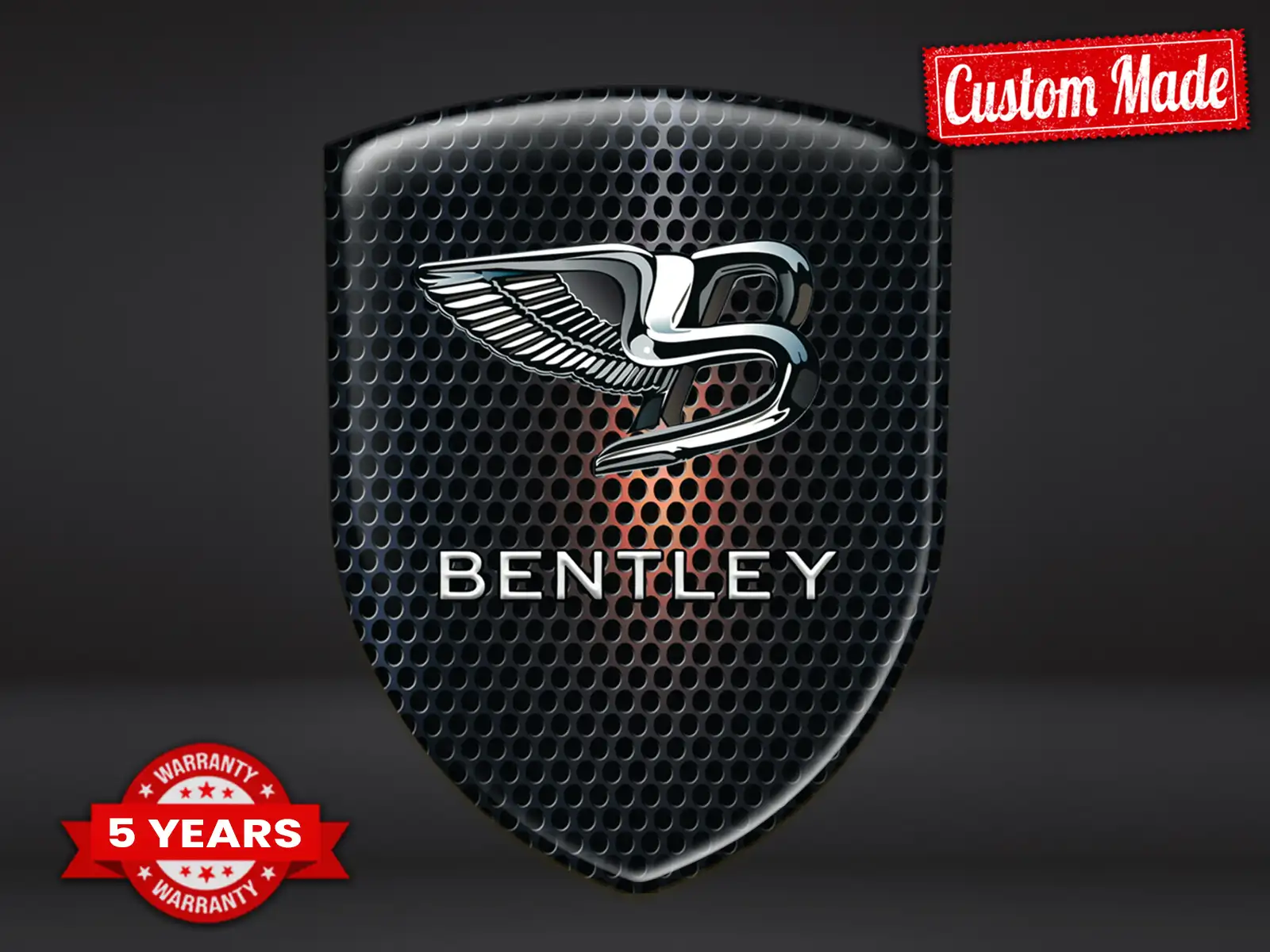 Bentley Logos Silicona Auto Pro Máximo Duradero Estilo Estiloso